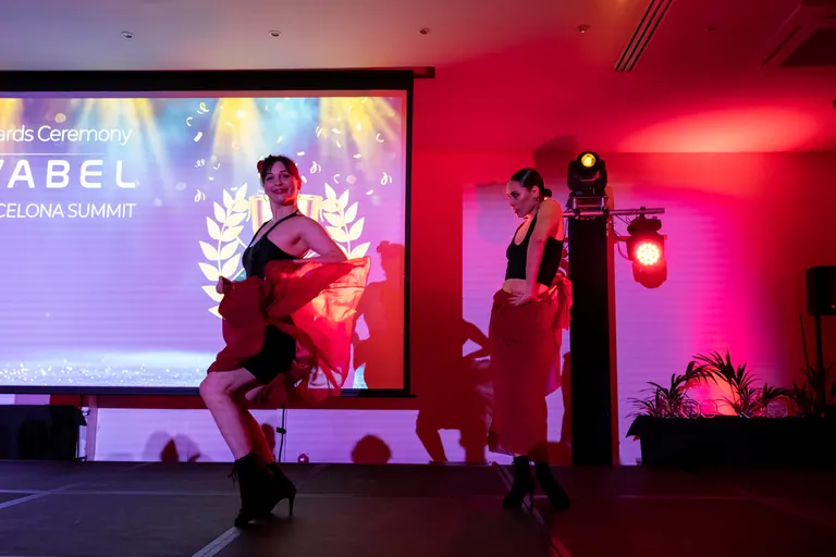 Dance performance opening an awards ceremony at a corporate summit